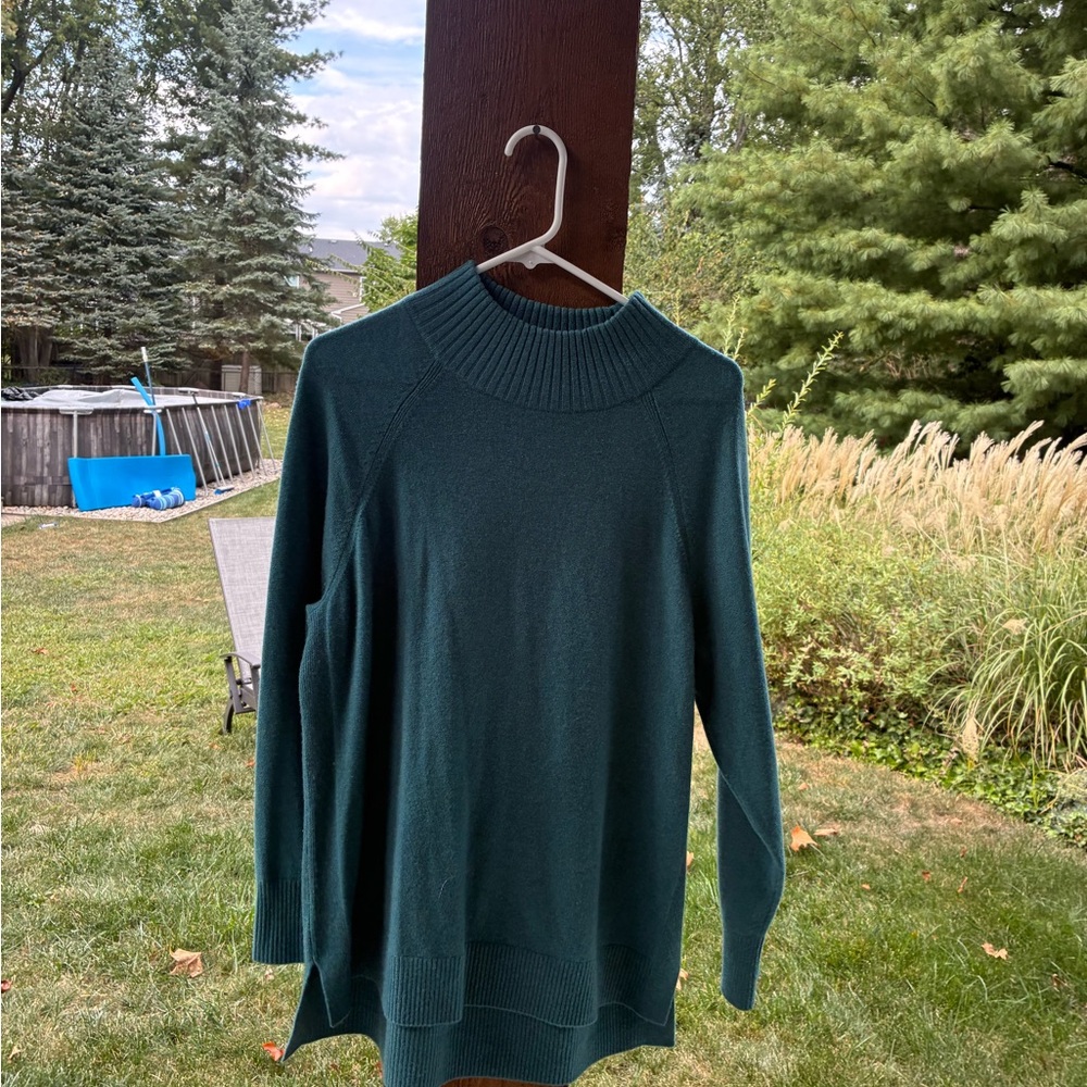Women's  LL Bean Classic Cashmere Sweater, Relaxed Mockneck  XL